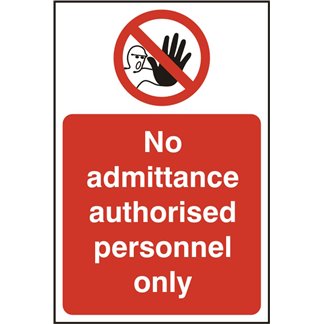 Prohibition Signs