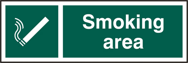 Smoking Area Signs